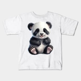 Baby Panda Bear Kids T-Shirt